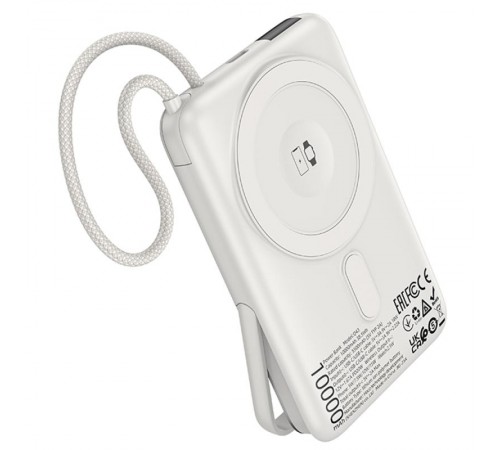 Портативний ЗП Power Bank Hoco Q43 Clever dual PD20W з БЗП Type-C 10000 mAh Silver