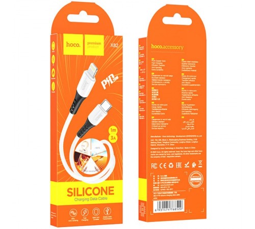 Дата кабель Hoco X82 Silicone Type-C to Lightning 20W (1m) Дата кабель Hoco X82 Silicone Type-C to Lightning 20W (1m)