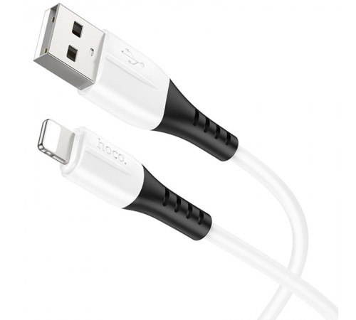 Дата кабель Hoco X82 Silicone USB to Lightning 2.4A (1m) White Дата кабель Hoco X82 Silicone USB to Lightning 2.4A (1m) White
