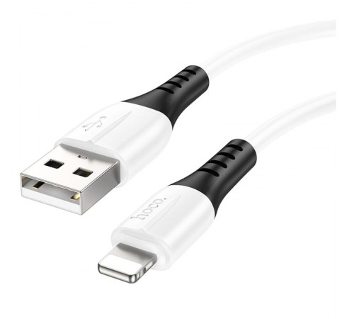 Дата кабель Hoco X82 Silicone USB to Lightning 2.4A (1m) White Дата кабель Hoco X82 Silicone USB to Lightning 2.4A (1m) White