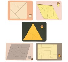 Дитяча інтерактивна головоломка Ummi Wooden Puzzle Random Application