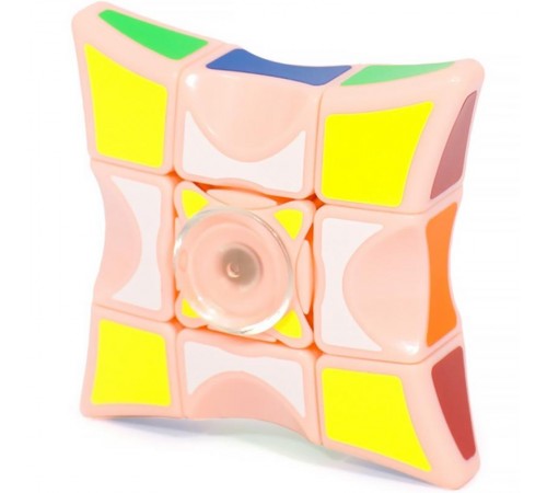 Дитяча інтерактивна головоломка Rubik's Cube Fingertips Spinner Coral Дитяча інтерактивна головоломка Rubik's Cube Fingertips Spinner Coral