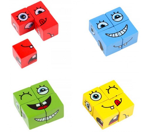 Настільна інтерактивна гра Ummi Face Change Rubik's Cube White Настільна інтерактивна гра Ummi Face Change Rubik's Cube White