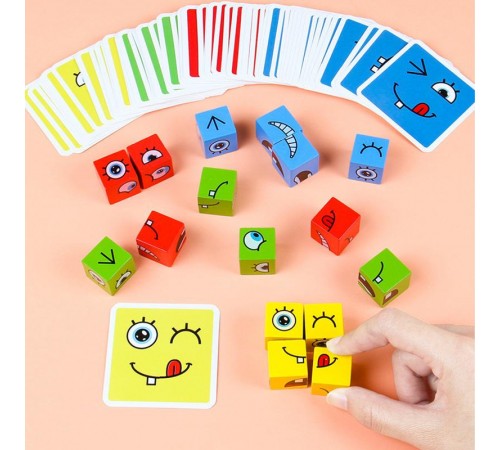 Настільна інтерактивна гра Ummi Face Change Rubik's Cube White Настільна інтерактивна гра Ummi Face Change Rubik's Cube White