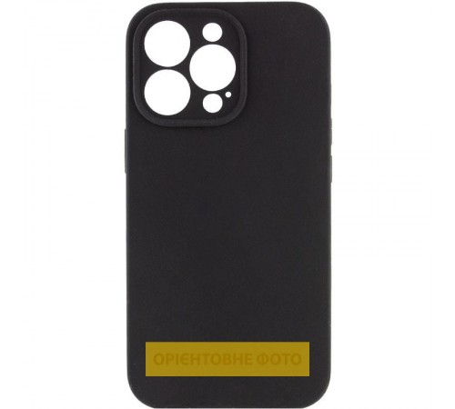 Чохол Silicone Case Full Camera Protective (AA) NO LOGO для Apple iPhone 16e (6.1") Чорний / Black