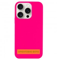 Чохол Silicone Case Full Protective (AA) NO LOGO для Apple iPhone 16e (6.1") Рожевий / Barbie pink