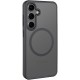 TPU+PC чохол Metal Buttons with MagSafe Colorful для Samsung Galaxy S25 Edge Чорний / Black