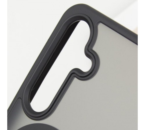 TPU+PC чохол Metal Buttons with MagSafe Colorful для Samsung Galaxy S25 Edge Чорний / Black TPU+PC чохол Metal Buttons with MagSafe Colorful для Samsung Galaxy S25 Edge Чорний / Black