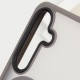 TPU+PC чохол Metal Buttons with MagSafe Colorful для Samsung Galaxy S25 Edge Сірий / Grey