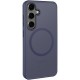 TPU+PC чохол Metal Buttons with MagSafe Colorful для Samsung Galaxy S25 Edge Синій / Navy Blue