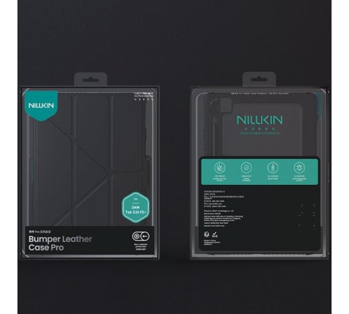 Чохол-книжка Nillkin Bumper Pro Multi-angle для Samsung Galaxy Tab S10 FE+ (13.1") Black Чохол-книжка Nillkin Bumper Pro Multi-angle для Samsung Galaxy Tab S10 FE+ (13.1") Black