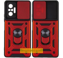 Ударостійкий чохол Camshield Serge Ring для Xiaomi Redmi A5 / Poco C71 Червоний