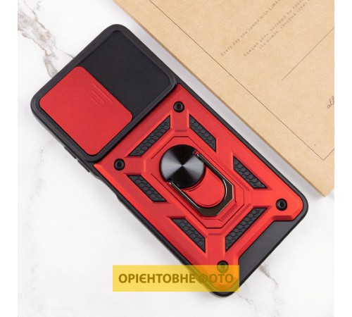 Ударостійкий чохол Camshield Serge Ring для Xiaomi Redmi A5 / Poco C71 Червоний