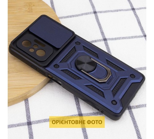 Ударостійкий чохол Camshield Serge Ring для Xiaomi Redmi A5 / Poco C71 Синій Ударостійкий чохол Camshield Serge Ring для Xiaomi Redmi A5 / Poco C71 Синій