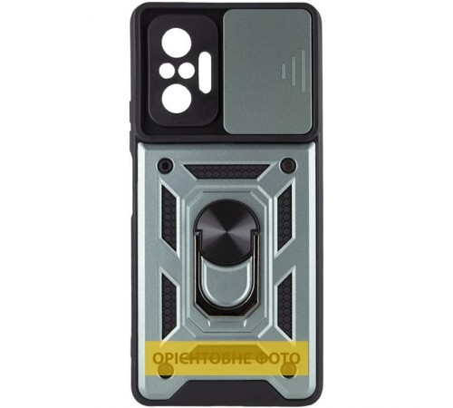 Ударостійкий чохол Camshield Serge Ring для Xiaomi Redmi A5 / Poco C71 Зелений