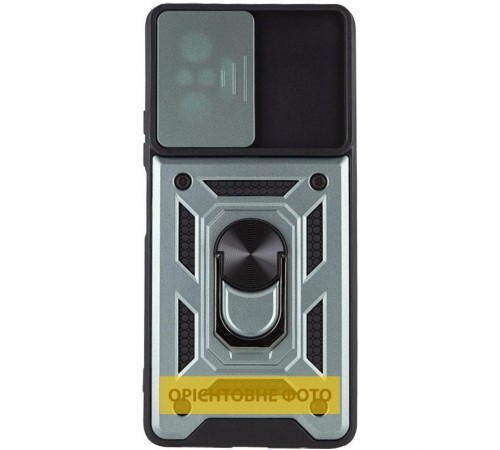 Ударостійкий чохол Camshield Serge Ring для Xiaomi Redmi A5 / Poco C71 Зелений