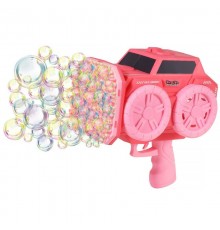 Пістолет з мильними бульбашками SHT KB1294 Car на 139 отворів + 2xbottle 60ml Pink