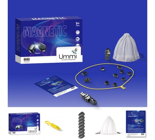 Настільна інтерактивна гра Ummi 8888 Magnetic Arena Game з мотузкою Blue Настільна інтерактивна гра Ummi 8888 Magnetic Arena Game з мотузкою Blue