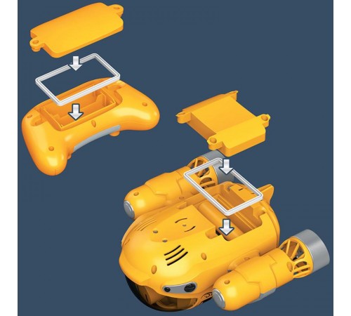 Човен на радіокеруванні SHT 3722-1A Spray Fog 2.4G Yellow Човен на радіокеруванні SHT 3722-1A Spray Fog 2.4G Yellow