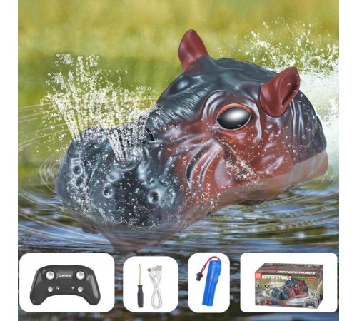 Човен на радіокеруванні SHT 3736AD Hippopotamus 2.4G Black / Brown Човен на радіокеруванні SHT 3736AD Hippopotamus 2.4G Black / Brown