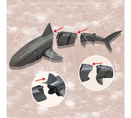 Човен на радіокеруванні SHT FY666 Shark 2.4G Grey Човен на радіокеруванні SHT FY666 Shark 2.4G Grey