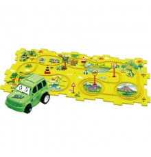 Розвиваюча іграшка-пазл SHT 1103A Dinosaur Park (25pcs) Yellow