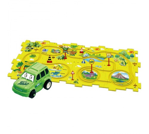Розвиваюча іграшка-пазл SHT 1103A Dinosaur Park (25pcs) Yellow Розвиваюча іграшка-пазл SHT 1103A Dinosaur Park (25pcs) Yellow