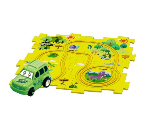 Розвиваюча іграшка-пазл SHT 1103A Dinosaur Park (25pcs) Yellow Розвиваюча іграшка-пазл SHT 1103A Dinosaur Park (25pcs) Yellow
