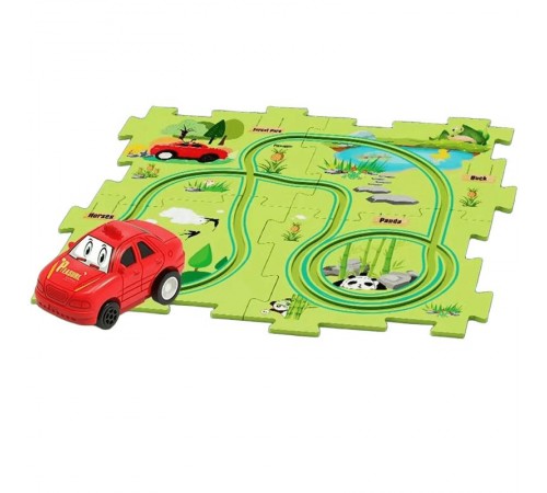 Розвиваюча іграшка-пазл SHT 1103B Forest Park (25pcs) Green Розвиваюча іграшка-пазл SHT 1103B Forest Park (25pcs) Green