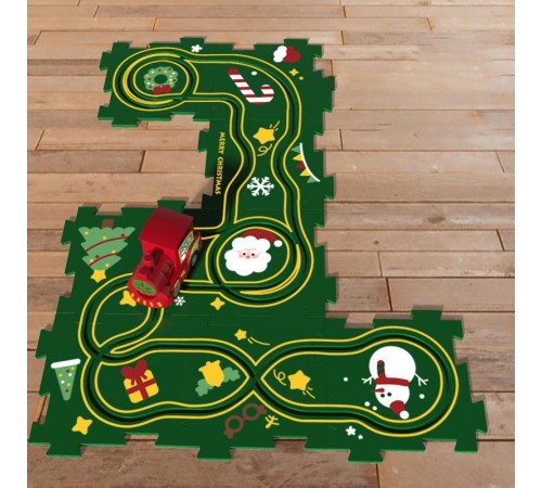 Розвиваюча іграшка-пазл SHT XDL588-19 Merry Christmas (13pcs) Green Розвиваюча іграшка-пазл SHT XDL588-19 Merry Christmas (13pcs) Green