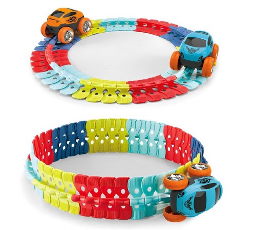 Інтерактивний трек з інерційною машинкою SHT 088 Changeable Trak (46pcs/1CAR) Colorful Інтерактивний трек з інерційною машинкою SHT 088 Changeable Trak (46pcs/1CAR) Colorful