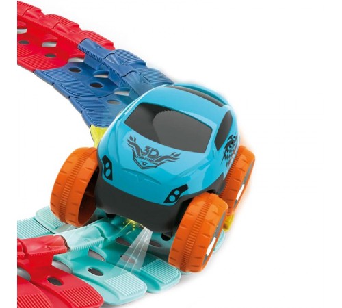 Інтерактивний трек з інерційною машинкою SHT 088 Changeable Trak (46pcs/1CAR) Colorful Інтерактивний трек з інерційною машинкою SHT 088 Changeable Trak (46pcs/1CAR) Colorful