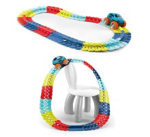 Інтерактивний трек з інерційною машинкою SHT 188 Changeable Trak (92pcs/1CAR) Colorful