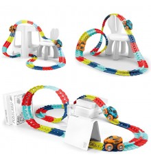 Інтерактивний трек з інерційною машинкою SHT 388 Changeable Trak (184pcs/1CAR) Colorful