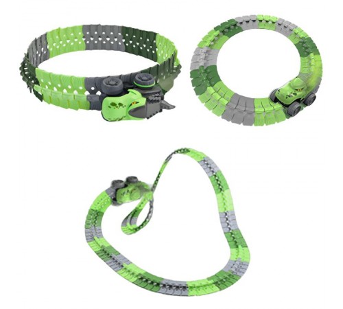 Інтерактивний трек з інерційною машинкою SHT 5510-7 Dino Trak (92pcs/1CAR) Green Інтерактивний трек з інерційною машинкою SHT 5510-7 Dino Trak (92pcs/1CAR) Green
