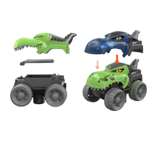 Інтерактивний трек з інерційною машинкою SHT 5510-5 Dino Trak (168pcs/1CAR) Green Інтерактивний трек з інерційною машинкою SHT 5510-5 Dino Trak (168pcs/1CAR) Green
