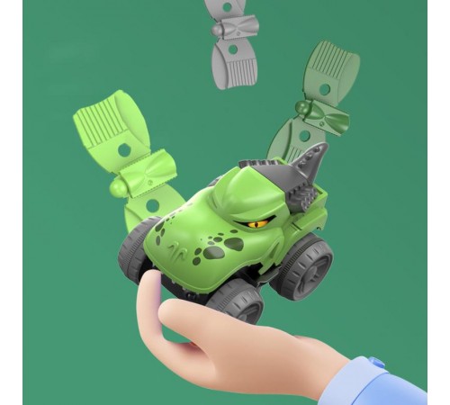 Інтерактивний трек з інерційною машинкою SHT 5510-5 Dino Trak (168pcs/1CAR) Green Інтерактивний трек з інерційною машинкою SHT 5510-5 Dino Trak (168pcs/1CAR) Green