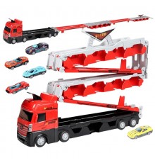 Ігровий набір-вантажівка SHT D663-T202 Catapult Truck + 8 small car Colorful