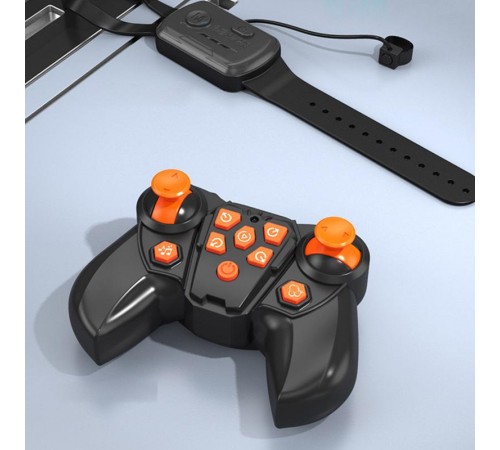 Дитячий восьмиколісний динозавр на радіокеруванні SHT 2590 2.4G (with 2 remote) Grey / Orange Дитячий восьмиколісний динозавр на радіокеруванні SHT 2590 2.4G (with 2 remote) Grey / Orange
