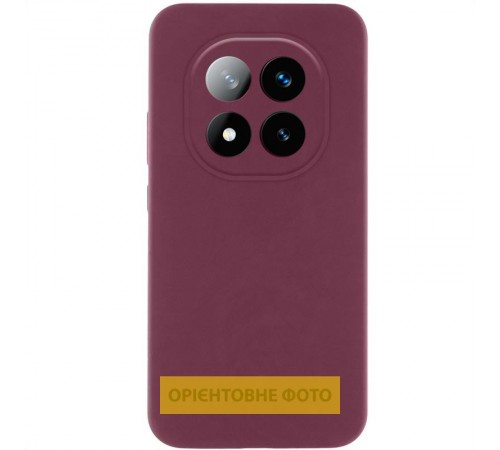 Чохол Silicone Cover Lakshmi Full Camera (AAA) для Xiaomi Redmi A5 (Europe version) Бордовий / Plum