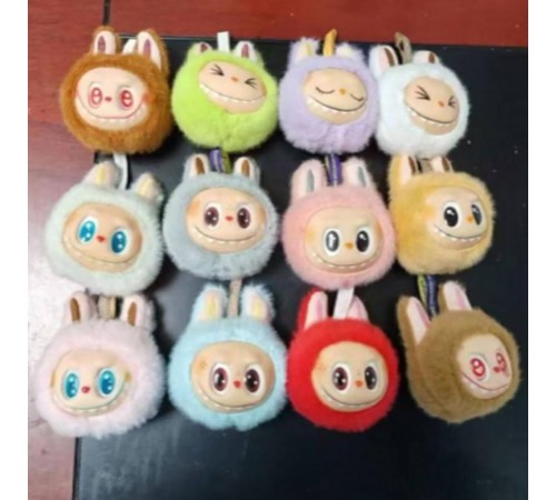 Іграшка - брелок Labubu monsters Pop Mart Head Light Random color Іграшка - брелок Labubu monsters Pop Mart Head Light Random color