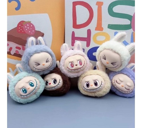 Іграшка - брелок Labubu monsters Pop Mart Head Light Random color Іграшка - брелок Labubu monsters Pop Mart Head Light Random color