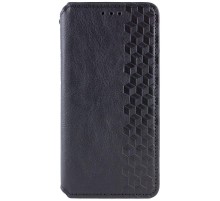 Шкіряний чохол-книжка GETMAN Cubic (PU) для Xiaomi Redmi Note 14 4G (Int. version) Чорний