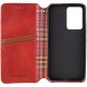Шкіряний чохол-книжка GETMAN Cubic (PU) для Xiaomi Redmi Note 14 4G (Int. version) Червоний