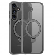 TPU+PC чохол MagSafe Colorful HQ Ring для Samsung Galaxy S25 Grey