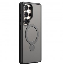 TPU+PC чохол MagSafe Colorful HQ Ring для Samsung Galaxy S25 Ultra Black