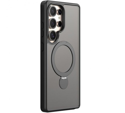 TPU+PC чохол MagSafe Colorful HQ Ring для Samsung Galaxy S25 Ultra Black TPU+PC чохол MagSafe Colorful HQ Ring для Samsung Galaxy S25 Ultra Black
