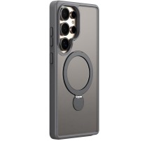 TPU+PC чохол MagSafe Colorful HQ Ring для Samsung Galaxy S25 Ultra Grey