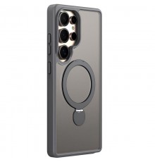 TPU+PC чохол MagSafe Colorful HQ Ring для Samsung Galaxy S25 Ultra Grey