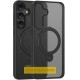 TPU+PC чохол MagSafe Colorful HQ Ring для Samsung Galaxy S25 Edge Black